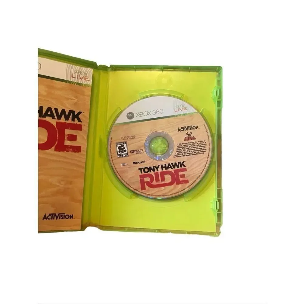 Tony Hawk Ride Microsoft Xbox 360 Ride Bundle with Skateboarding Video Game 2009